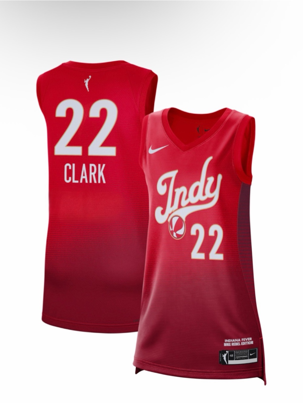 Caitlin Clark Indiana Fever Nike Unisex Victory Jersey - Rebel Edition - Red
